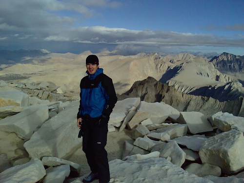 Ja na vrcholu Mt. Whitney