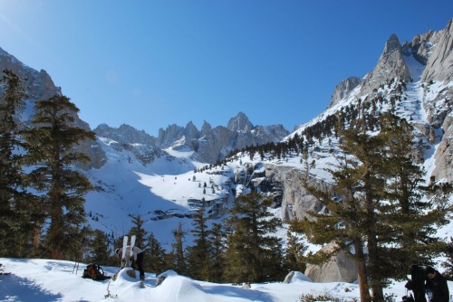 Pohled od Lower Boyscout Lake